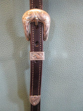 Load image into Gallery viewer, San Antonio Silver Sliding Ear Headstall